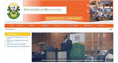Desktop Screenshot of greatergiyani.gov.za